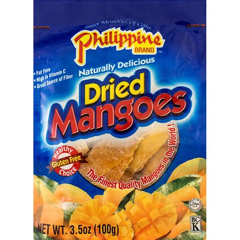 Philippine Brand Dried Mangoes, 3.5 Oz - Walmart.com