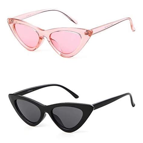 Iore Retro Vintage Cateye Sunglasses For Women Clout Goggles Plastic