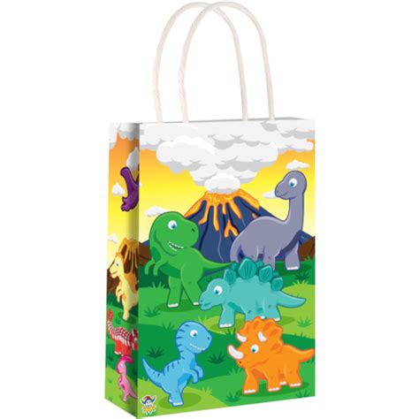 Dinosaur Paper Party Bag