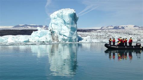 Jökulsárlón Glacier Lagoon Zodiac Boat Tour Iceland Adventure Tours