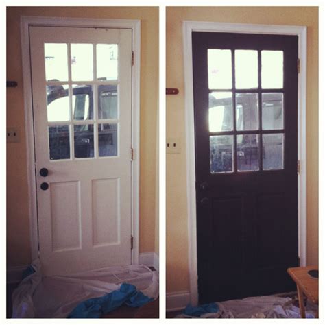 For door paint, use gloss or even high gloss. Painting interior doors a dark color | House | Pinterest ...