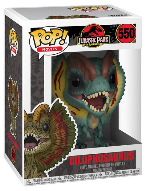 Funko Pop Movies Jurassic Park 25th Anniversary 550 Dilophosaurus