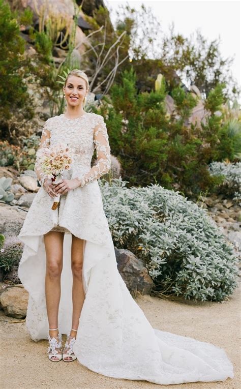 Whitney Port From Celebrities Nontraditional Wedding Dresses E News