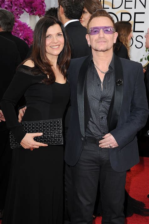 Bono And His Wife Alison Posed For Pictures On The Red Carpet It S