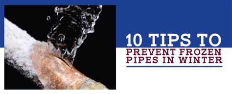 prevent frozen pipes how to avoid freezing pipes