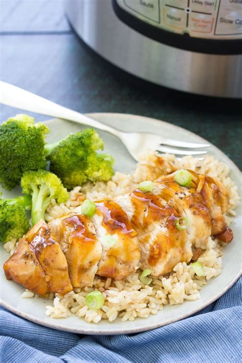 A quick release left us with dry and stringy meat. Honey Garlic Instant Pot Chicken Breasts