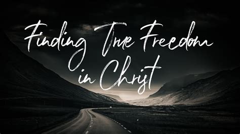 Finding True Freedom In Christ Santa Maria Foursquare Church