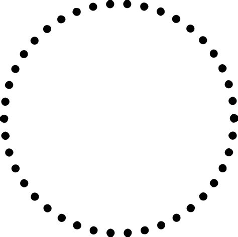 Simple Dots Png Image Dashline Circle Png Simple Dotted Free Circle Png