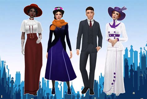 Decades Lookbook The 1910s Sims 4 Dresses Sims 4 Decades Challenge