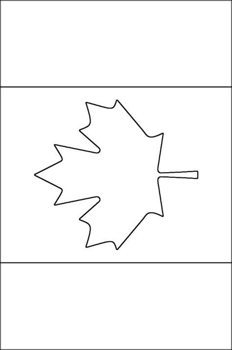 Striking flag printables of canada. Canadian flag coloring page - Free Printable Coloring Pages