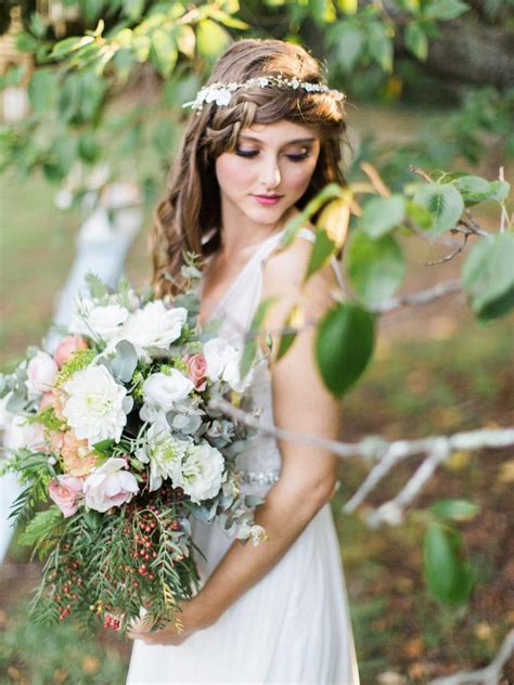 Enchanted Forest Ethereal Autumn Wedding Inspiration Chic Vintage