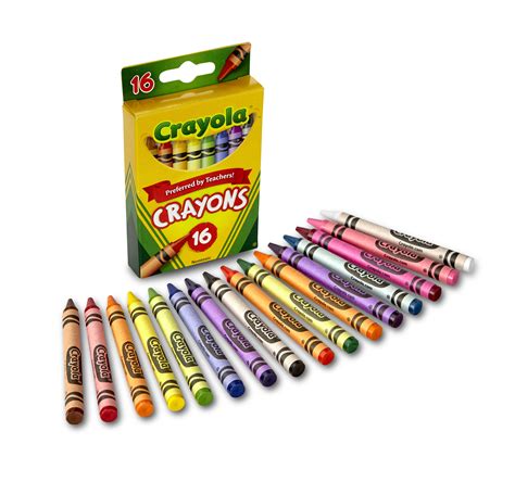 Crayola Classic Crayons School Supplies 16 Count Furniturezstore