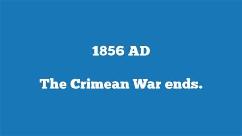 What Happened In 1856 Ad