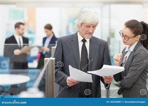 Senior Business Executive Stock Image Image Of Colleagues 142450807