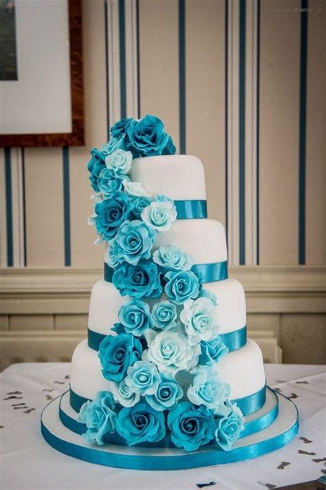 Turquoise Wedding Cakes