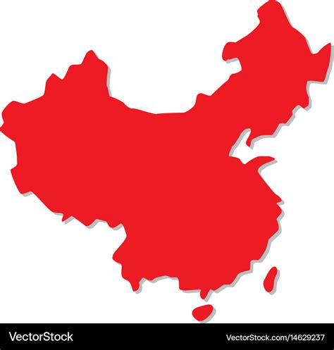 Map Of China Royalty Free Vector Image VectorStock