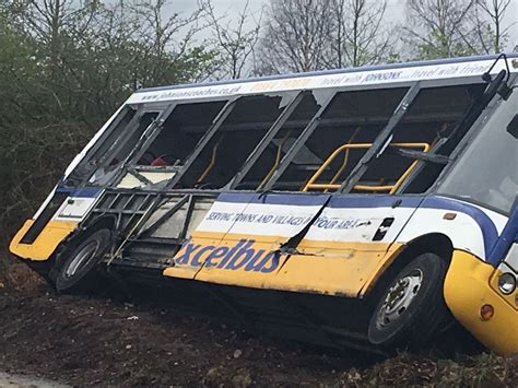 These Pictures Reveal Aftermath Of Nasty Baginton School Bus Crash