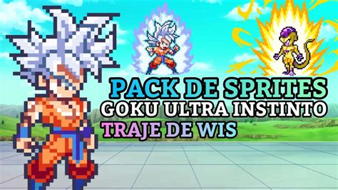 Pack De Sprites De Goku Ultra Instinto Dominado Traje De Wis Sprites