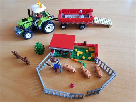 Ausmalbilder tiere vom bauernhof kostenlose malvorlagen. LEGO Bauernhof Traktor Tiere Gehege | Kaufen auf Ricardo