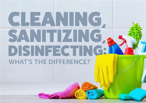 What Is The Difference Between Sanitizing And Disinfecting Ameristar