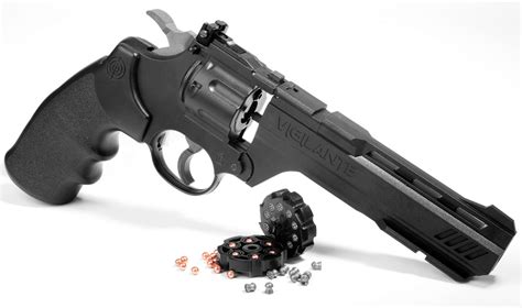 Crosman Vigilante 177 Co2 Air Pistol 10 Shot Revolver Ccp8b2