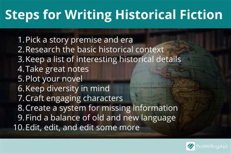 Tips Writing Historical Fiction