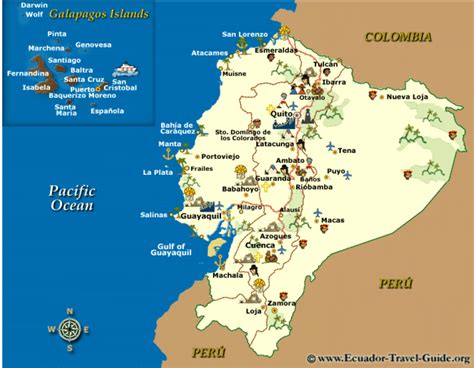 Ecuador Coast Map