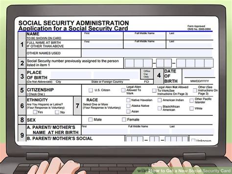 how to get a new social security card with pictures wikihow