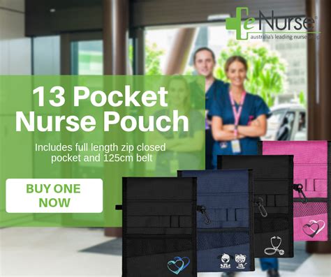 Enurse 13 Pocket Nurse Pouch Nurse Nursing Australia Nurse Pouch