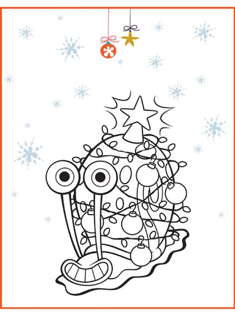 Throwing an impromptu costume or birthday party is a great way to dive into your young one's imagination. Kids-n-fun.com | Coloring page Spongebob Christmas Gary ...