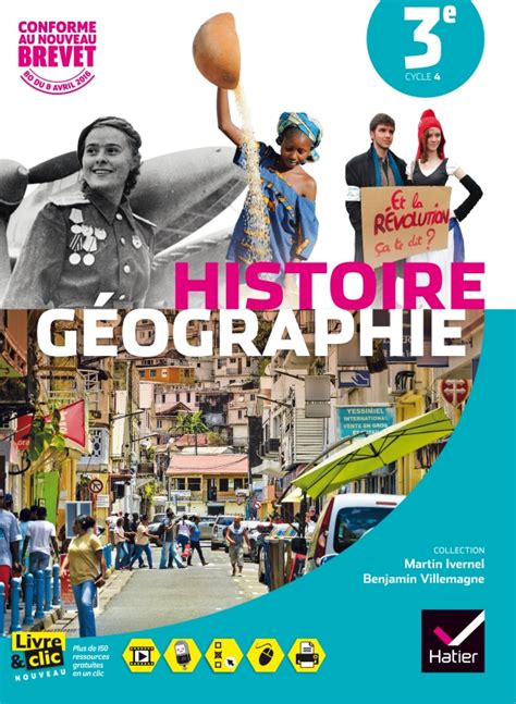 Histoire Géographie 3e éd 2016 Manuel De Lélève Editions Hatier