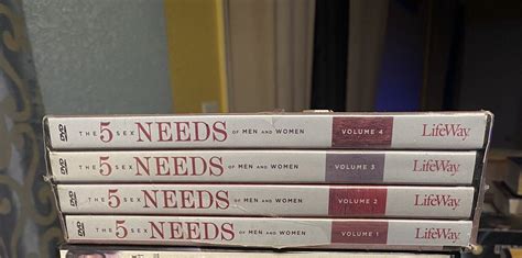 The 5 Sex Needs Of Men And Women New 4 Dvds Vols 1 To 4 Ebay