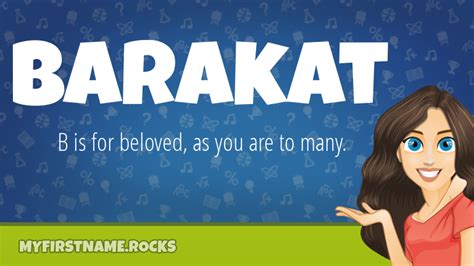 Barakat First Name Personality And Popularity