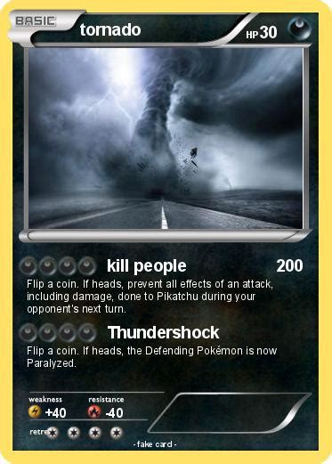 Pokémon Tornado 398 398 Kill People My Pokemon Card