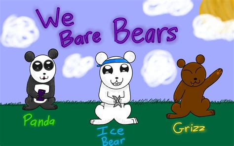 Ice Bear Panda And Grizz We Bare Bears By Ravenkittyartist1013 On Deviantart