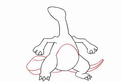 Charizard Draw Mostly Hidden Tail Behind Which