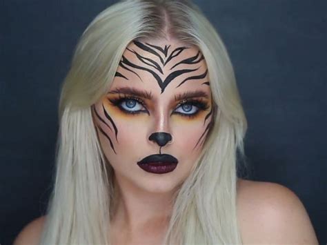 Easy Tiger Halloween Makeup