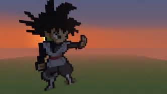 Pixelart Minecraft Black Goku By Naranjitachilean On Deviantart