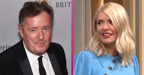 piers morgan reveals holly willoughby panicked as cruel pranksters told her he had died