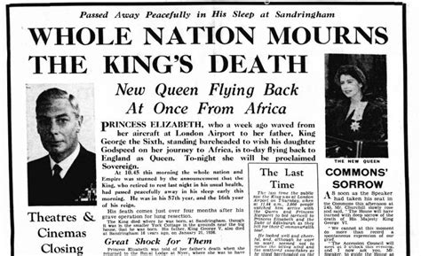 The British Newspaper Archive Blog The King Is Dead Long Live The Queen The British Newspaper