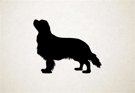 Silhouette Hond Cavalier King Charles Spaniel Emax Deco