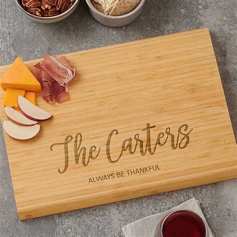 Cutting Boards Custom Gift Your Text Or Logo On Wood Chopping Block