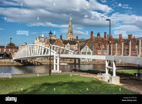 Bedford Embankment In Bedford England Stock Photo Alamy