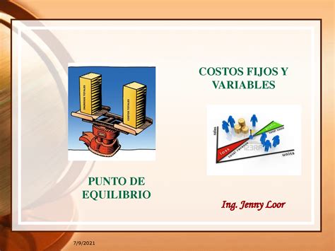 SOLUTION Costos Fijos Y Variables Punto De Equilibrio Presentation Studypool