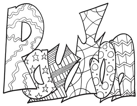 Payton Free Coloring Page — Stevie Doodles