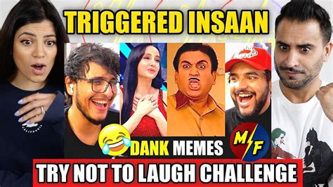 try not to laugh challenge vs my brother dank memes edition triggered insaan reaction