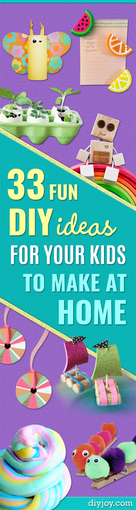 33 Fun Diy Ideas For Your Kids To Make At Home