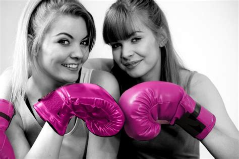 Woman In Boxing Gloves Photo Stock Snapwire