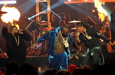 Rick Ross Dj Khaled Gangsta Rapper Rap Hip Hop Microphone Concert