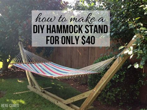 40 Diy Hammock Stand That You Can Make This Weekend